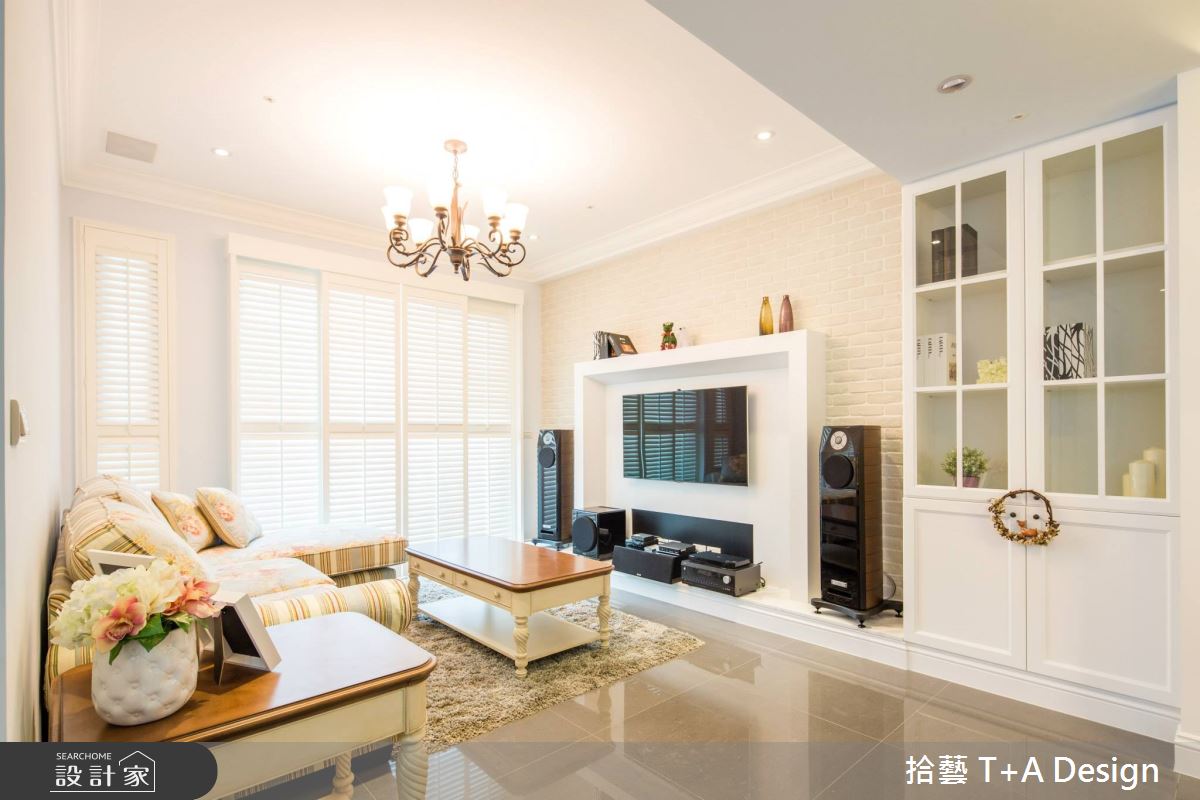 26坪新成屋(5年以下)＿美式風客廳案例圖片＿拾藝設計＿拾藝_03竹北_26坪美式風之5