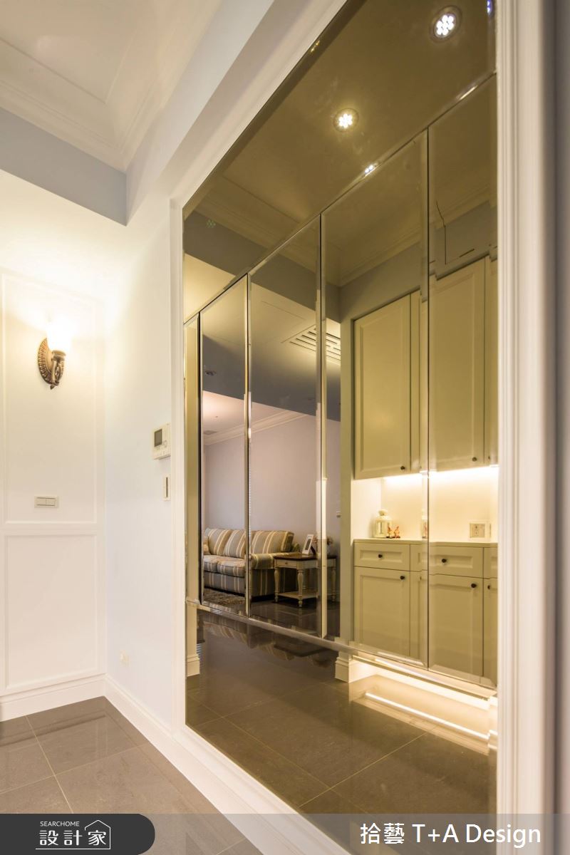 26坪新成屋(5年以下)＿美式風玄關案例圖片＿拾藝設計＿拾藝_03竹北_26坪美式風之2