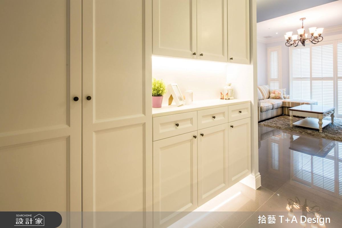 26坪新成屋(5年以下)＿美式風玄關案例圖片＿拾藝設計＿拾藝_03竹北_26坪美式風之3