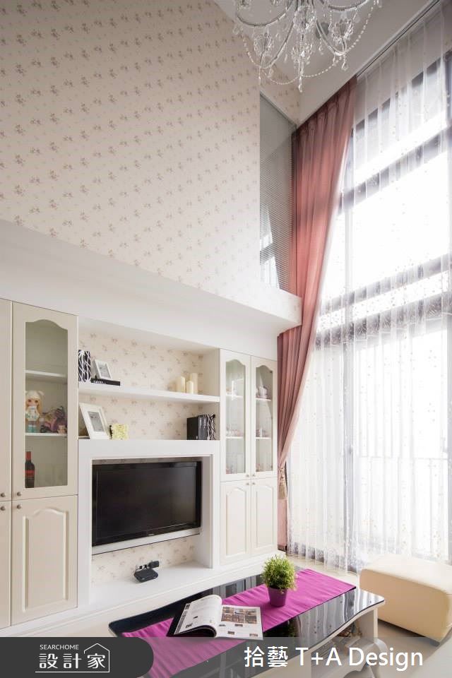 15坪毛胚屋＿美式風客廳案例圖片＿拾藝設計＿拾藝_04竹北_15坪美式風之3