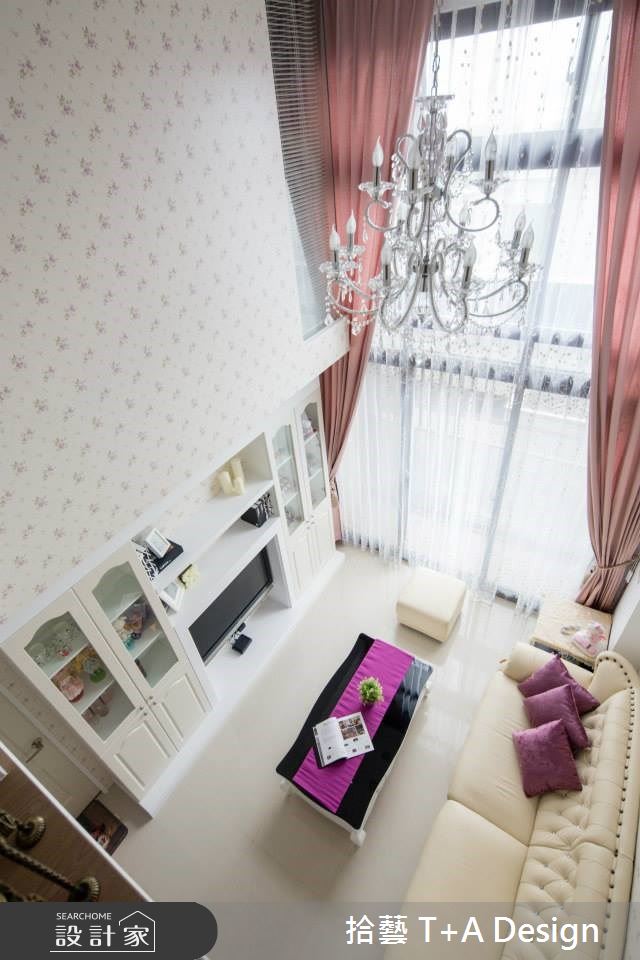 15坪毛胚屋＿美式風客廳案例圖片＿拾藝設計＿拾藝_04竹北_15坪美式風之4