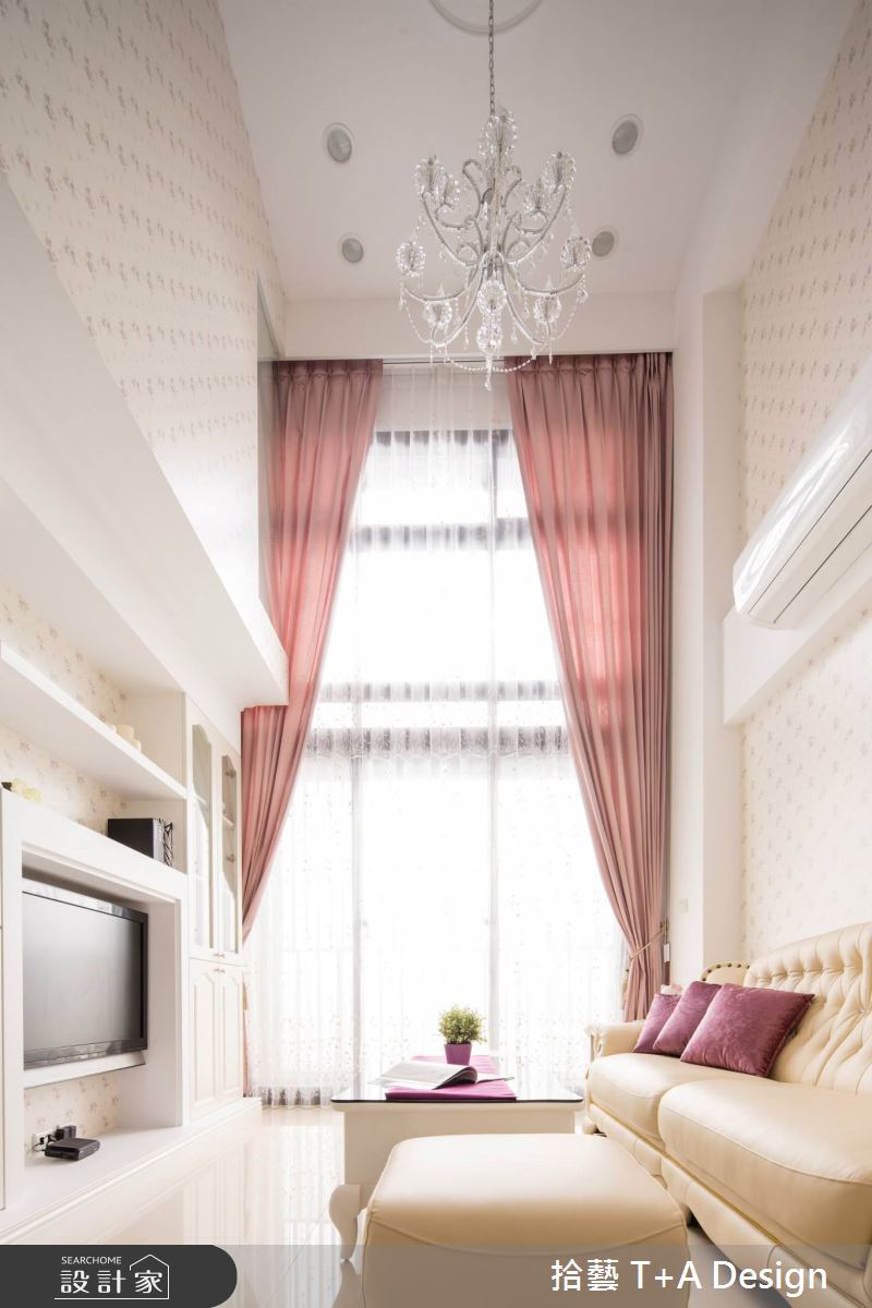 15坪毛胚屋＿美式風客廳案例圖片＿拾藝設計＿拾藝_04竹北_15坪美式風之2