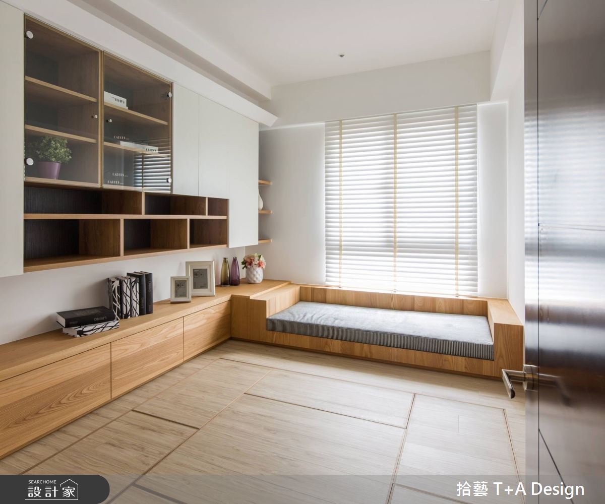 28坪新成屋(5年以下)＿北歐風和室臥榻多功能室案例圖片＿拾藝設計＿拾藝_10竹北_28坪北歐風之9