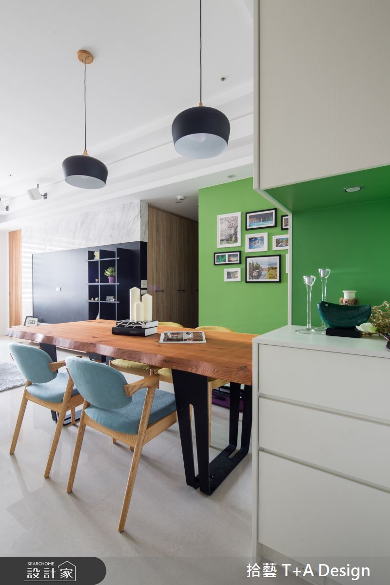 28坪新成屋(5年以下)＿現代風客廳餐廳案例圖片＿拾藝設計＿拾藝_17新竹_28坪現代風之1