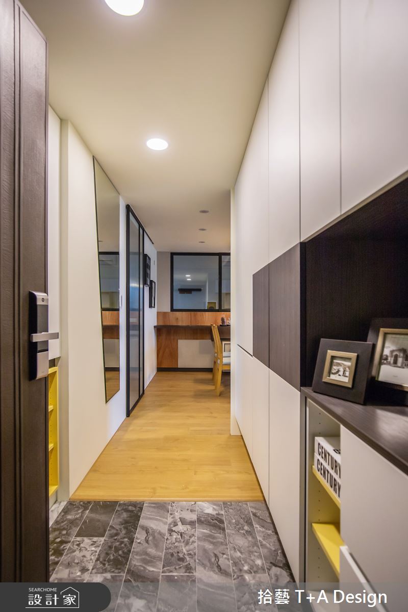 28坪新成屋(5年以下)＿現代風玄關案例圖片＿拾藝設計＿拾藝_18新竹_28坪現代風之1