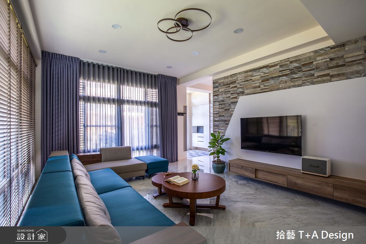 75坪毛胚屋＿現代風玄關客廳案例圖片＿拾藝設計＿拾藝_19新竹_75坪現代風之8