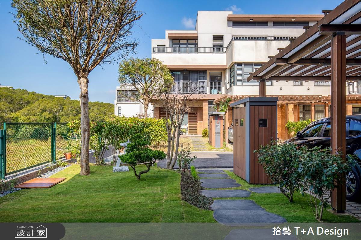 75坪毛胚屋＿現代風庭院車庫案例圖片＿拾藝設計＿拾藝_19新竹_75坪現代風之2