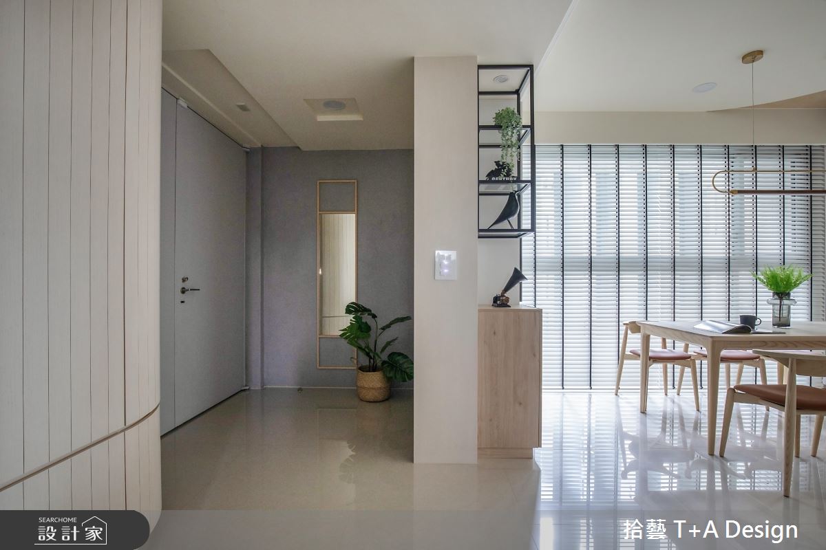 35坪中古屋(5~15年)＿現代風玄關餐廳案例圖片＿拾藝設計＿拾藝_24新竹_35坪現代風之2