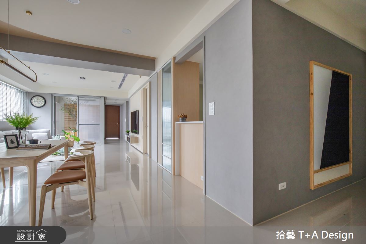 35坪中古屋(5~15年)＿現代風客廳餐廳案例圖片＿拾藝設計＿拾藝_24新竹_35坪現代風之4