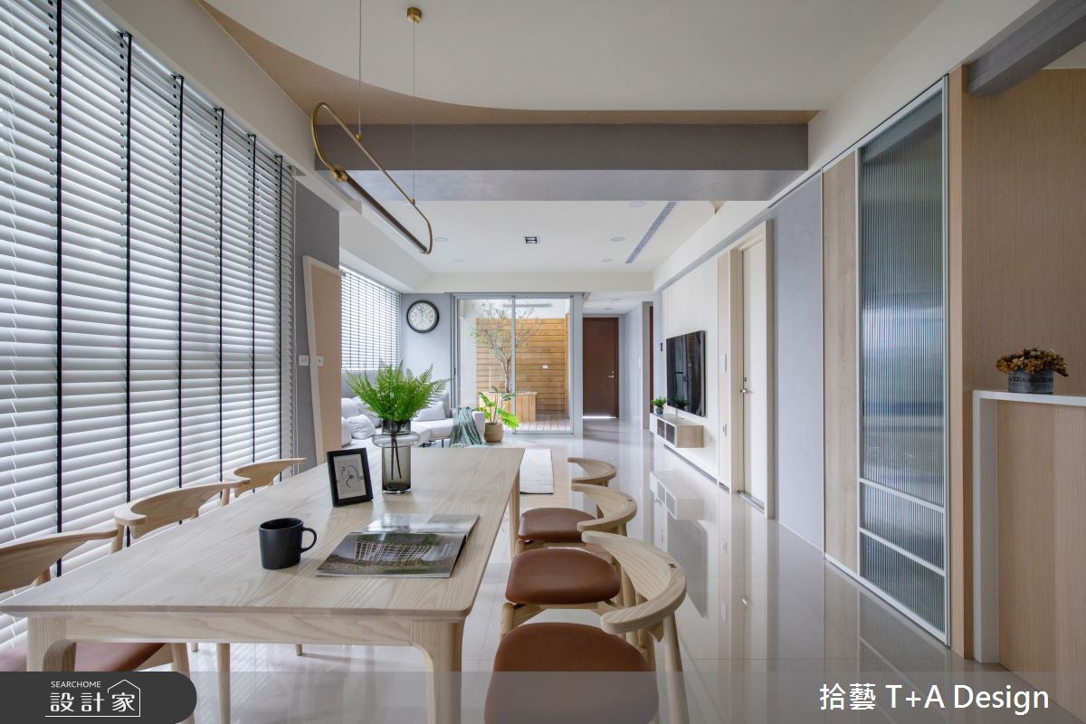 35坪中古屋(5~15年)＿現代風客廳餐廳案例圖片＿拾藝設計＿拾藝_24新竹_35坪現代風之7