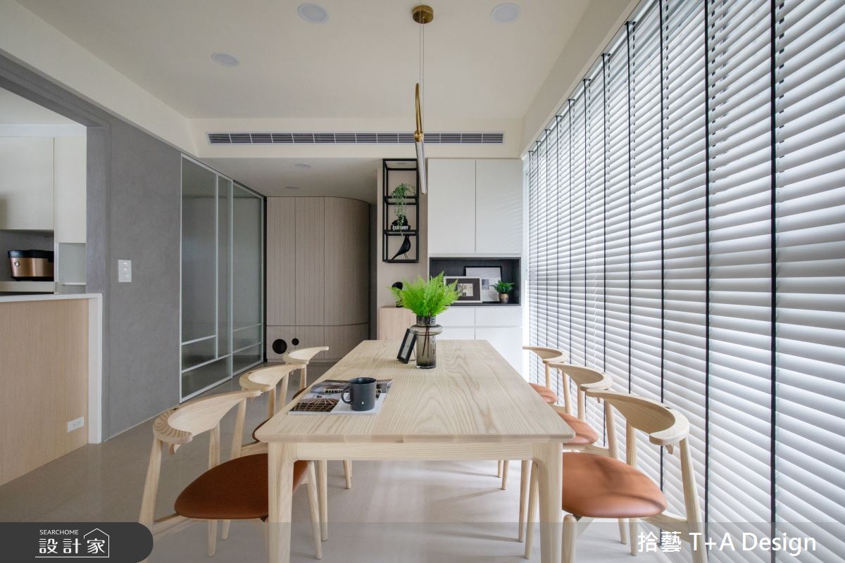 35坪中古屋(5~15年)＿現代風餐廳案例圖片＿拾藝設計＿拾藝_24新竹_35坪現代風之9