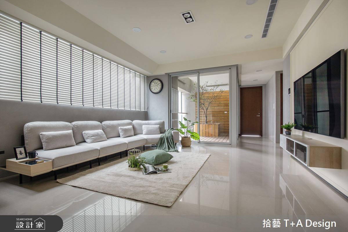 35坪中古屋(5~15年)＿現代風客廳案例圖片＿拾藝設計＿拾藝_24新竹_35坪現代風之13