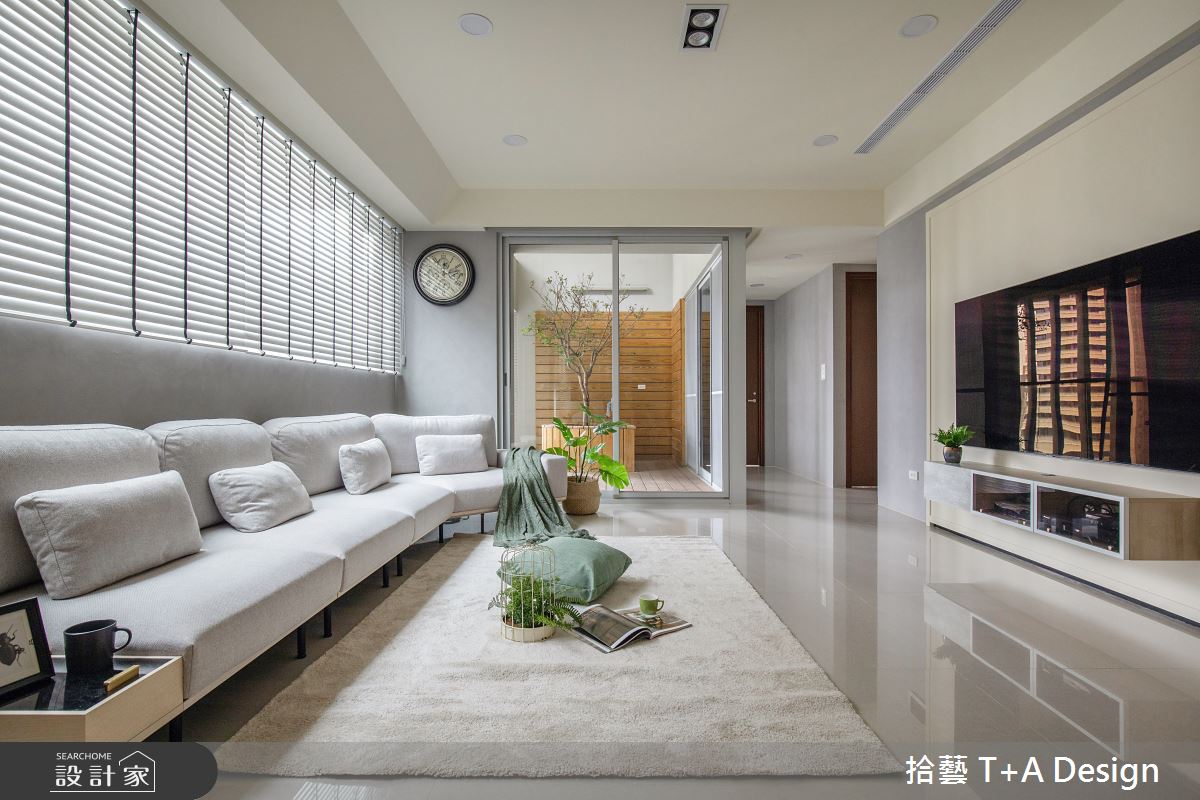 35坪中古屋(5~15年)＿現代風客廳案例圖片＿拾藝設計＿拾藝_24新竹_35坪現代風之14