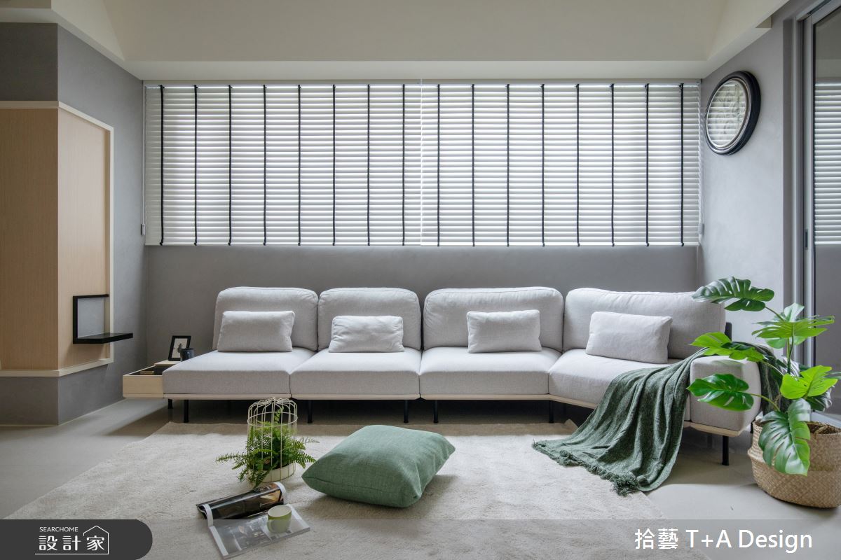 35坪中古屋(5~15年)＿現代風客廳案例圖片＿拾藝設計＿拾藝_24新竹_35坪現代風之15