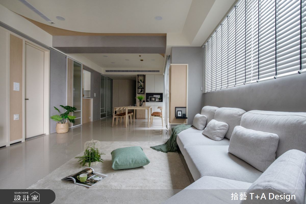 35坪中古屋(5~15年)＿現代風客廳餐廳案例圖片＿拾藝設計＿拾藝_24新竹_35坪現代風之16