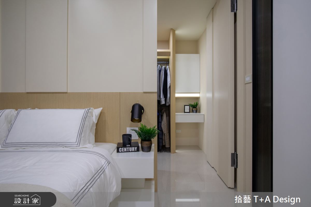 35坪中古屋(5~15年)＿現代風臥室更衣間案例圖片＿拾藝設計＿拾藝_24新竹_35坪現代風之25