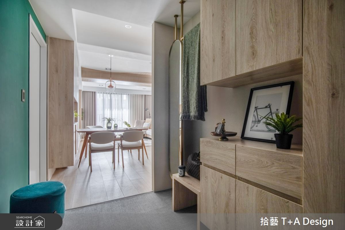 18坪中古屋(5~15年)＿現代風玄關餐廳案例圖片＿拾藝設計＿拾藝_25新竹_18坪現代風之1