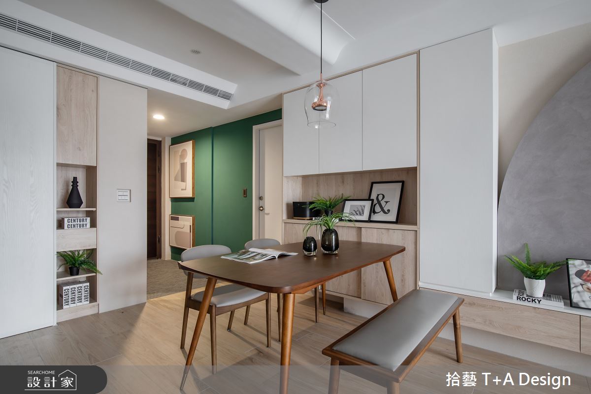 18坪中古屋(5~15年)＿現代風玄關餐廳案例圖片＿拾藝設計＿拾藝_25新竹_18坪現代風之7