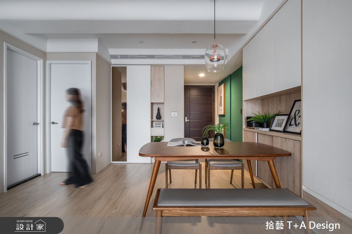 18坪中古屋(5~15年)＿現代風玄關餐廳案例圖片＿拾藝設計＿拾藝_25新竹_18坪現代風之8