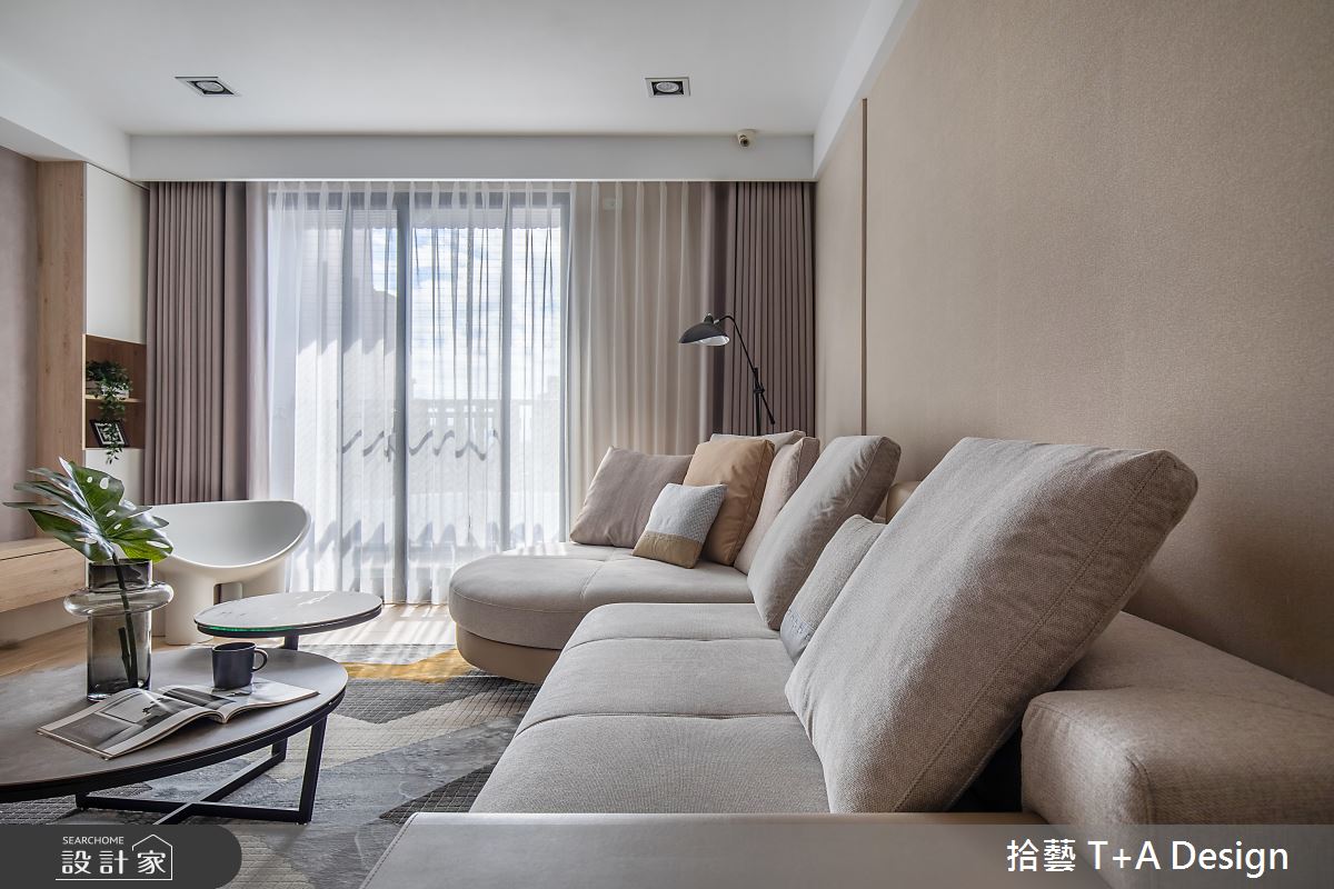18坪中古屋(5~15年)＿現代風客廳案例圖片＿拾藝設計＿拾藝_25新竹_18坪現代風之9