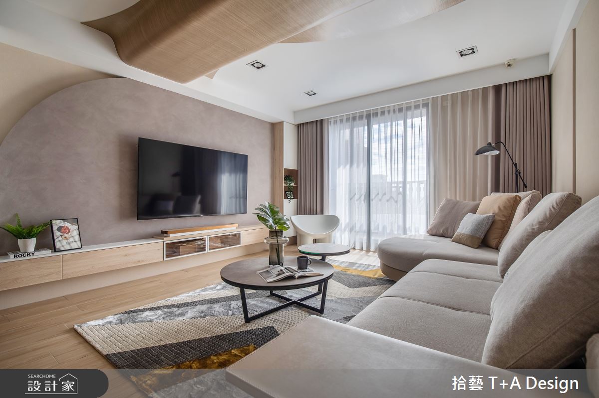 18坪中古屋(5~15年)＿現代風客廳案例圖片＿拾藝設計＿拾藝_25新竹_18坪現代風之10