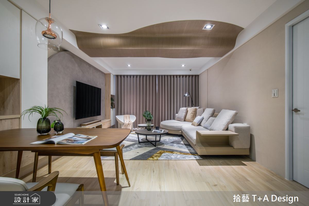 18坪中古屋(5~15年)＿現代風客廳餐廳案例圖片＿拾藝設計＿拾藝_25新竹_18坪現代風之19