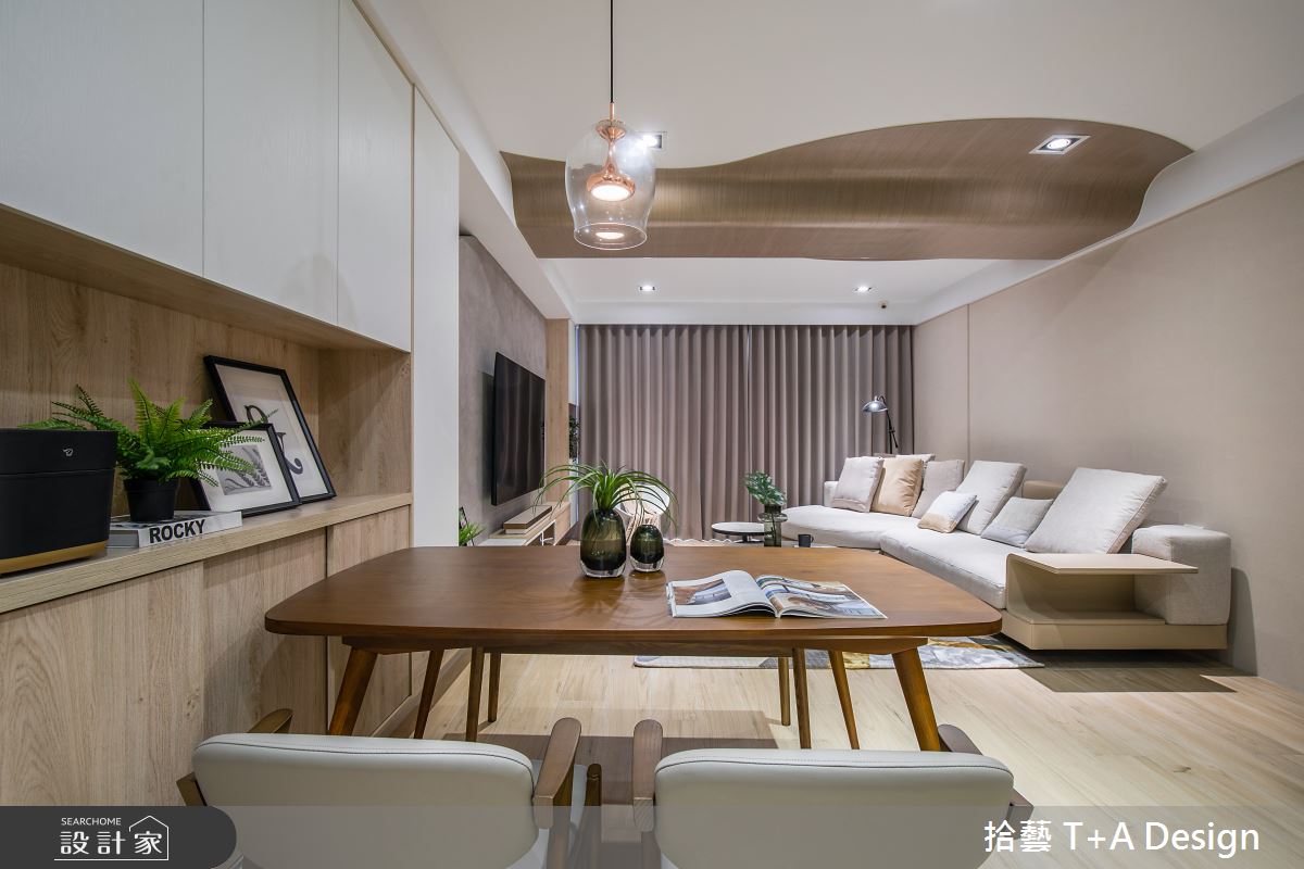 18坪中古屋(5~15年)＿現代風客廳餐廳案例圖片＿拾藝設計＿拾藝_25新竹_18坪現代風之20