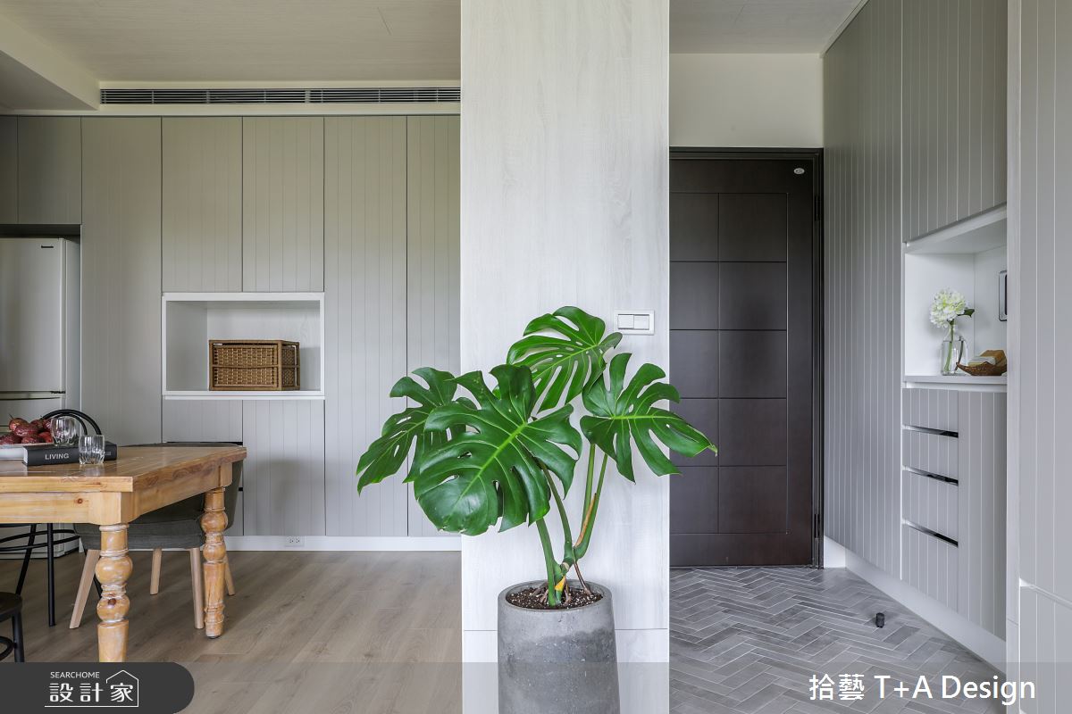 40坪中古屋(5~15年)＿美式風玄關餐廳案例圖片＿拾藝設計＿拾藝_26新竹_40坪美式風之2