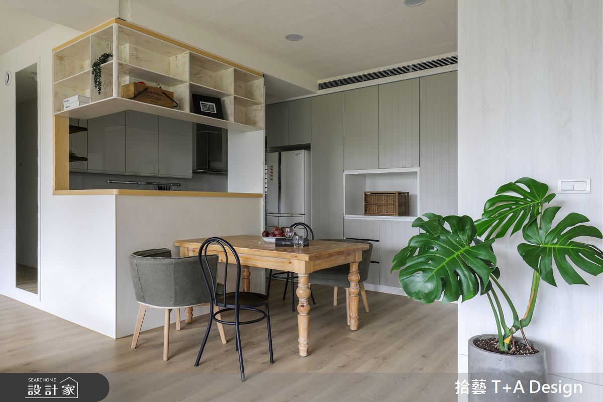 40坪中古屋(5~15年)＿美式風餐廳廚房案例圖片＿拾藝設計＿拾藝_26新竹_40坪美式風之7