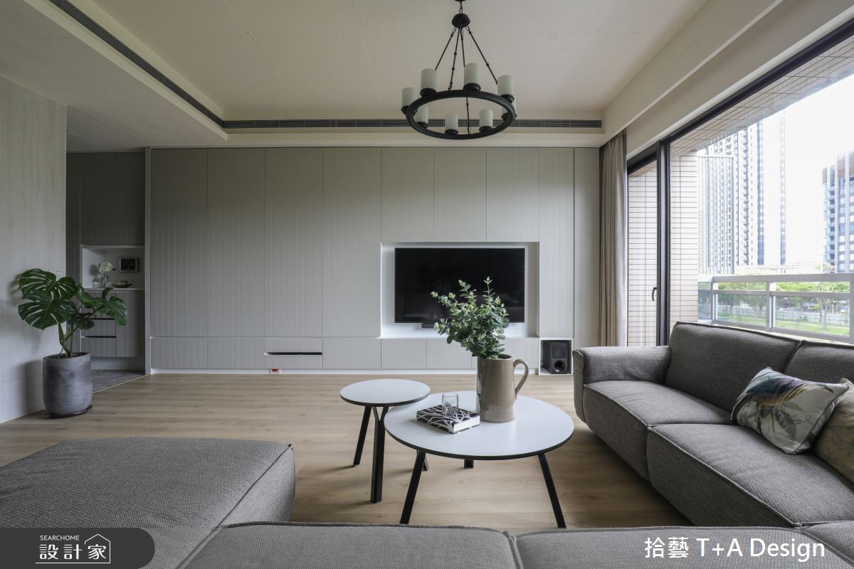 40坪中古屋(5~15年)＿美式風客廳案例圖片＿拾藝設計＿拾藝_26新竹_40坪美式風之10