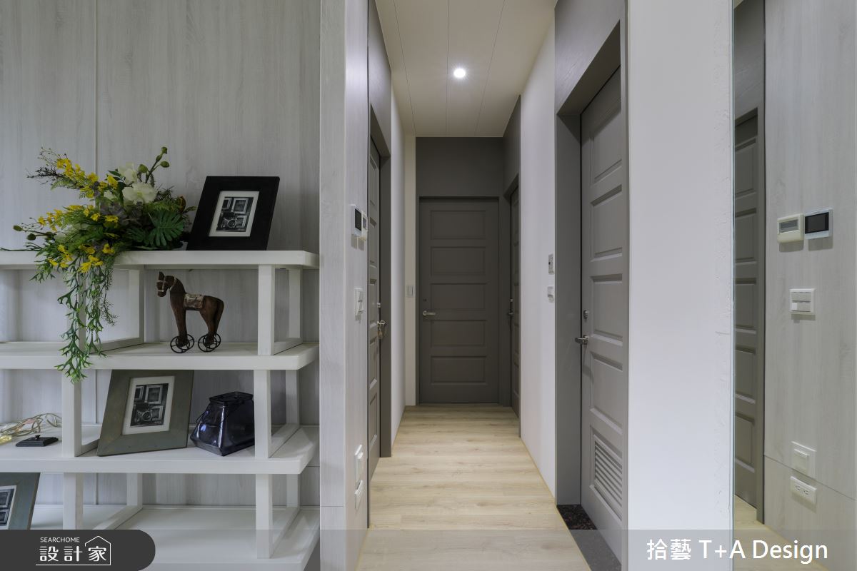 40坪中古屋(5~15年)＿美式風走廊案例圖片＿拾藝設計＿拾藝_26新竹_40坪美式風之14