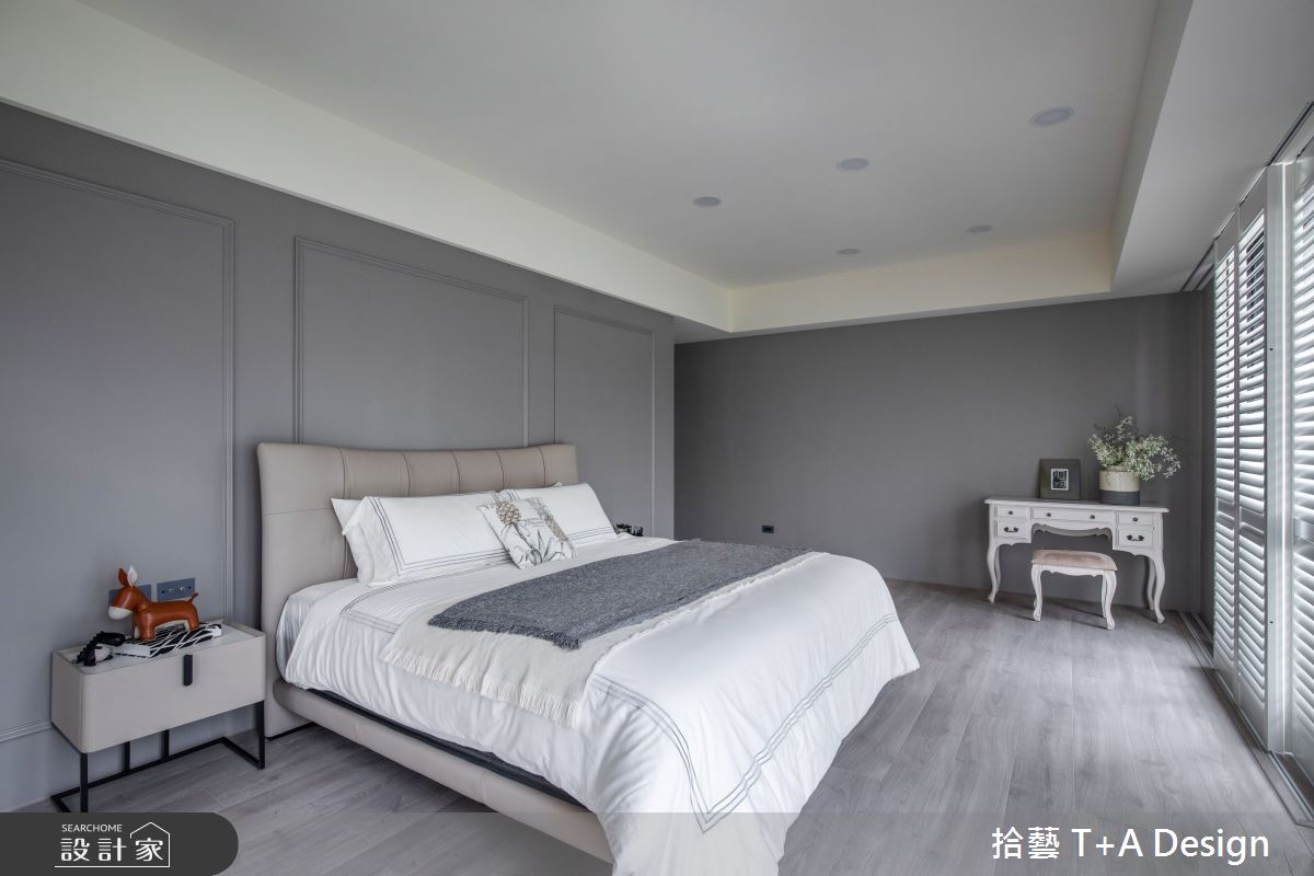 70坪中古屋(5~15年)＿美式風臥室案例圖片＿拾藝設計＿拾藝_27竹北_70坪美式風之60