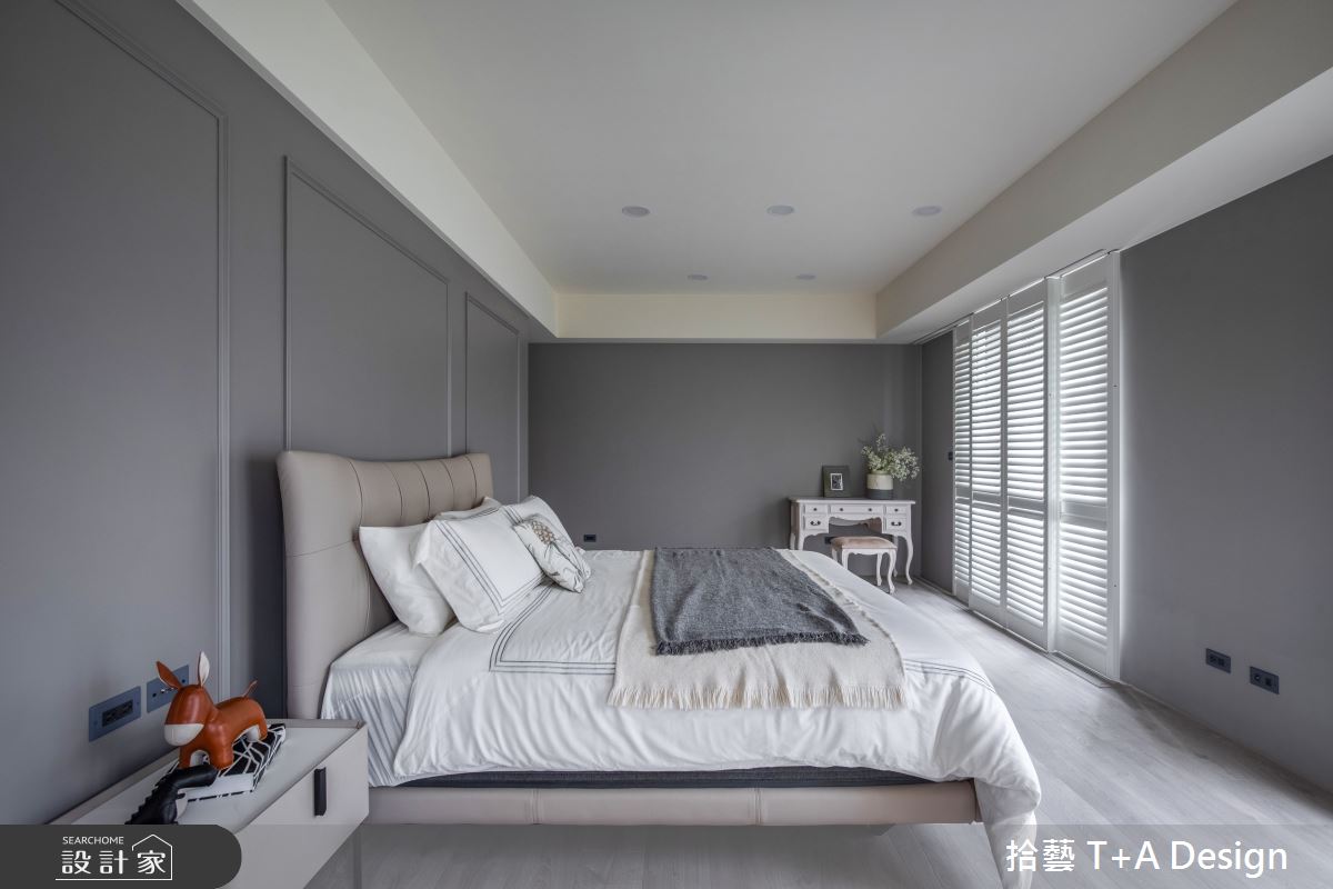 70坪中古屋(5~15年)＿美式風臥室案例圖片＿拾藝設計＿拾藝_27竹北_70坪美式風之61