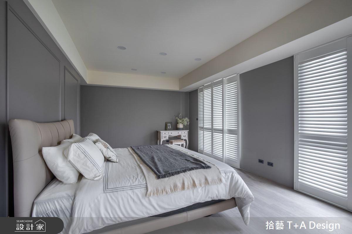 70坪中古屋(5~15年)＿美式風臥室案例圖片＿拾藝設計＿拾藝_27竹北_70坪美式風之62
