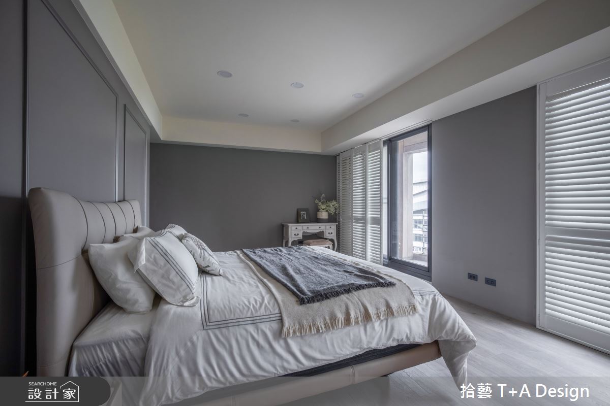 70坪中古屋(5~15年)＿美式風臥室案例圖片＿拾藝設計＿拾藝_27竹北_70坪美式風之64