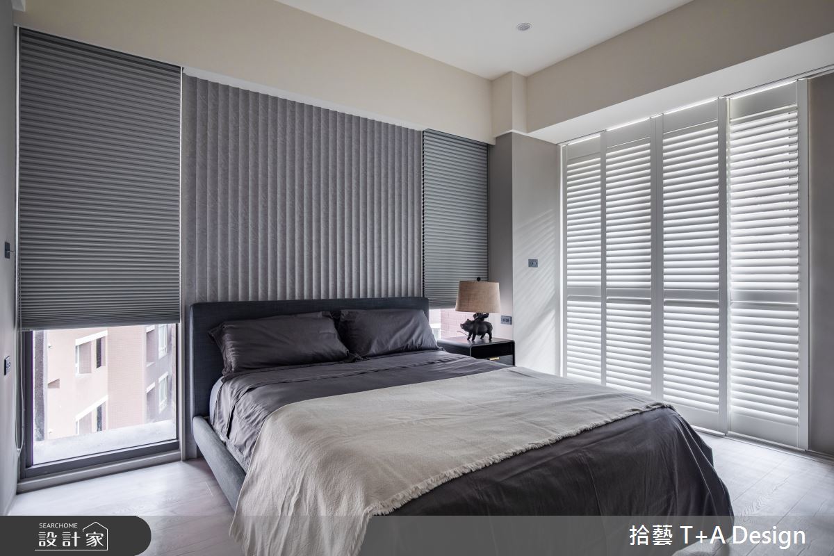 70坪中古屋(5~15年)＿美式風臥室案例圖片＿拾藝設計＿拾藝_27竹北_70坪美式風之65