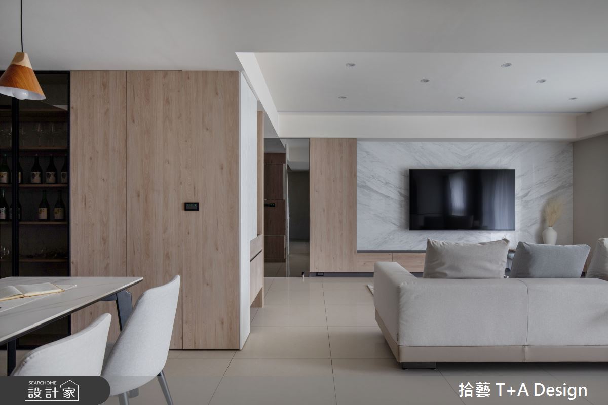 35坪新成屋(5年以下)＿現代風客廳餐廳案例圖片＿拾藝設計＿拾藝_28桃園_35坪現代風之19