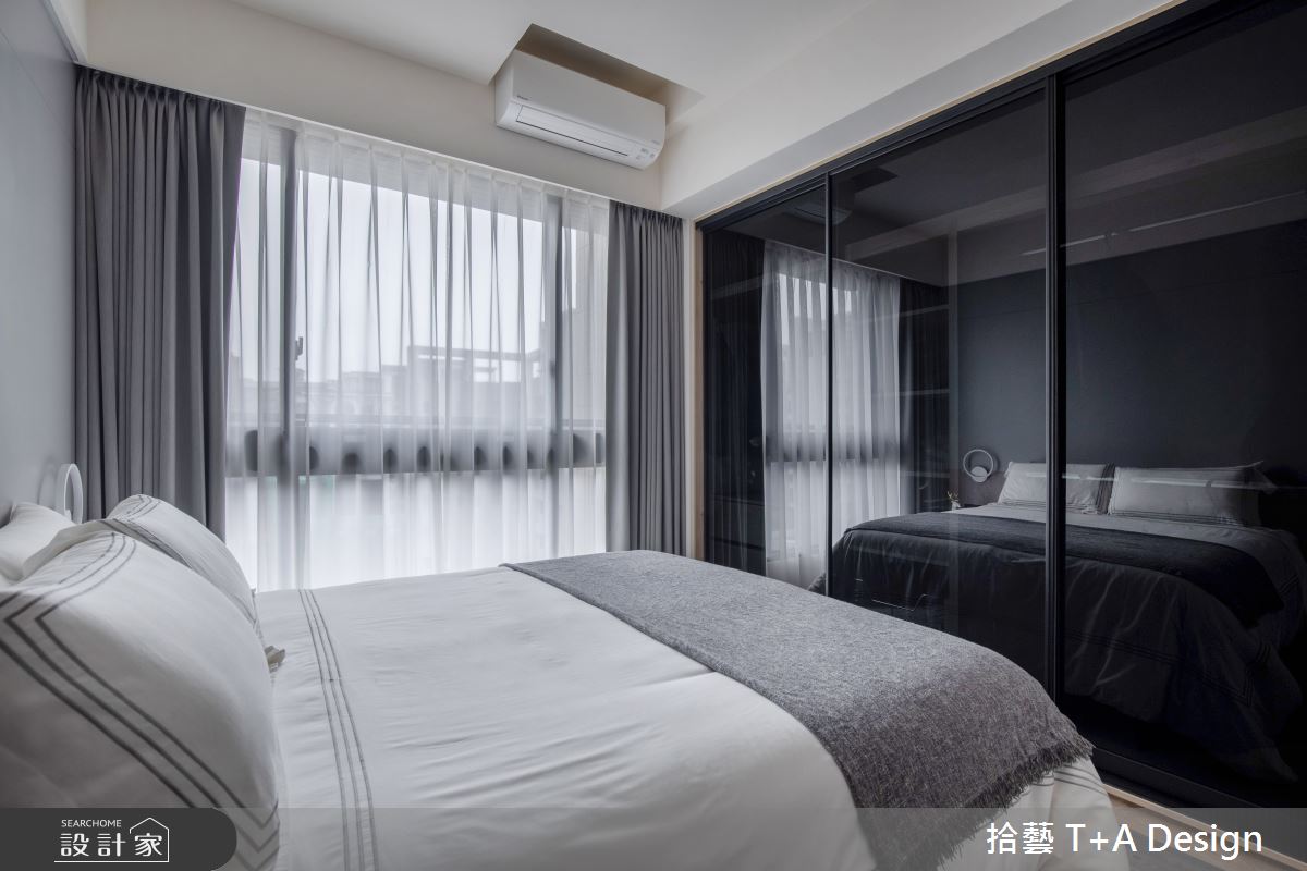 35坪新成屋(5年以下)＿現代風臥室案例圖片＿拾藝設計＿拾藝_28桃園_35坪現代風之23