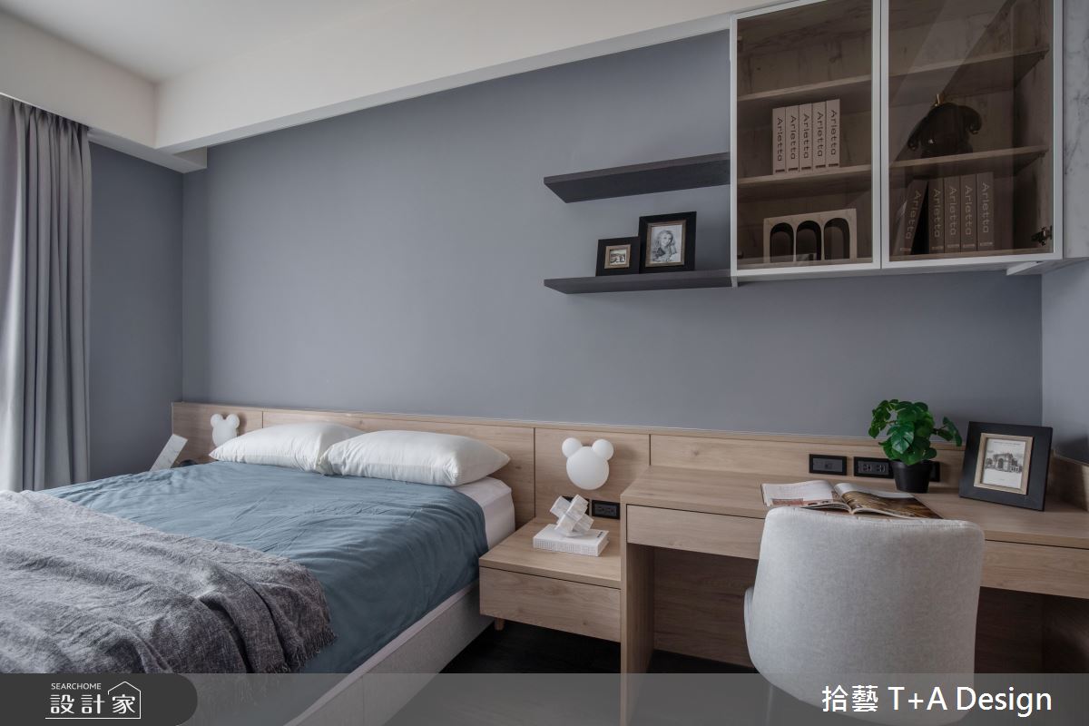 35坪新成屋(5年以下)＿現代風臥室案例圖片＿拾藝設計＿拾藝_28桃園_35坪現代風之27