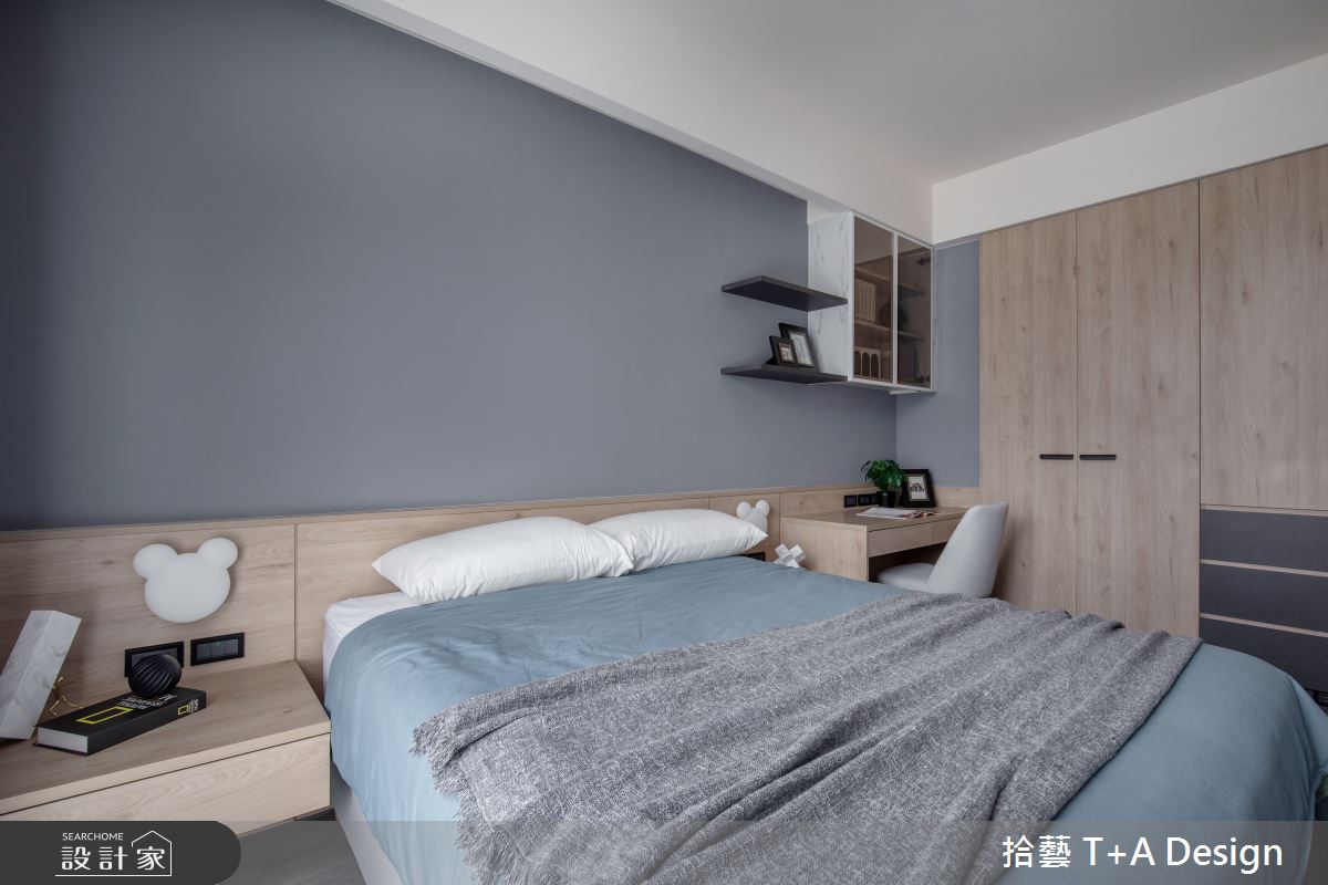 35坪新成屋(5年以下)＿現代風臥室案例圖片＿拾藝設計＿拾藝_28桃園_35坪現代風之28