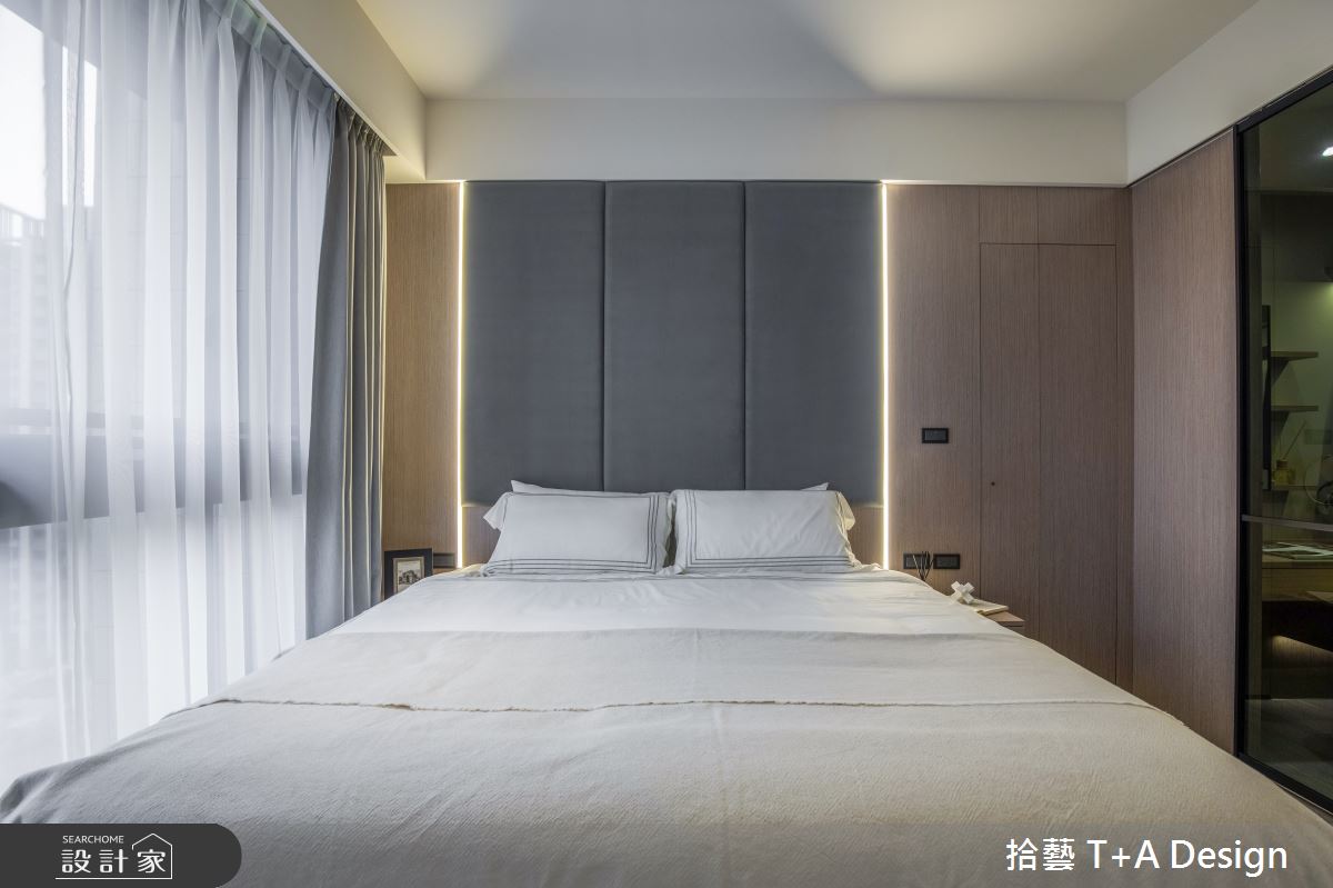 35坪新成屋(5年以下)＿現代風臥室案例圖片＿拾藝設計＿拾藝_28桃園_35坪現代風之30