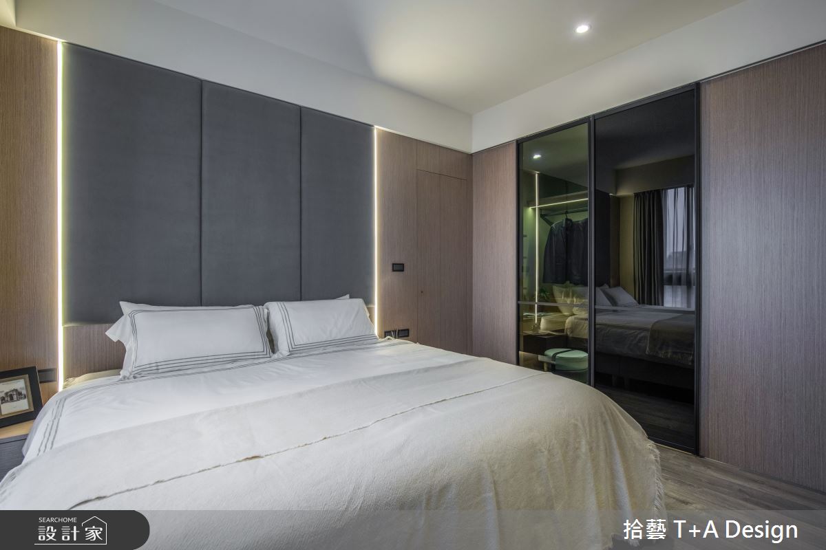35坪新成屋(5年以下)＿現代風臥室案例圖片＿拾藝設計＿拾藝_28桃園_35坪現代風之31
