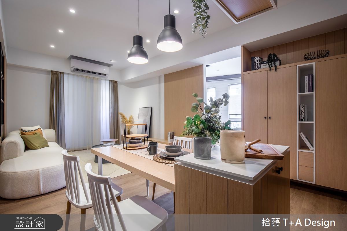50坪老屋(16~30年)＿北歐風客廳餐廳案例圖片＿拾藝設計＿拾藝_29新竹_50坪北歐風之7