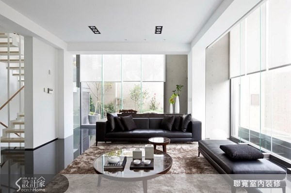 200坪新成屋(5年以下)＿現代風客廳案例圖片＿聯寬室內裝修有限公司＿聯寬_01之2