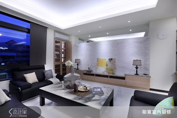 80坪新成屋(5年以下)＿現代風客廳案例圖片＿聯寬室內裝修有限公司＿聯寬_02之2