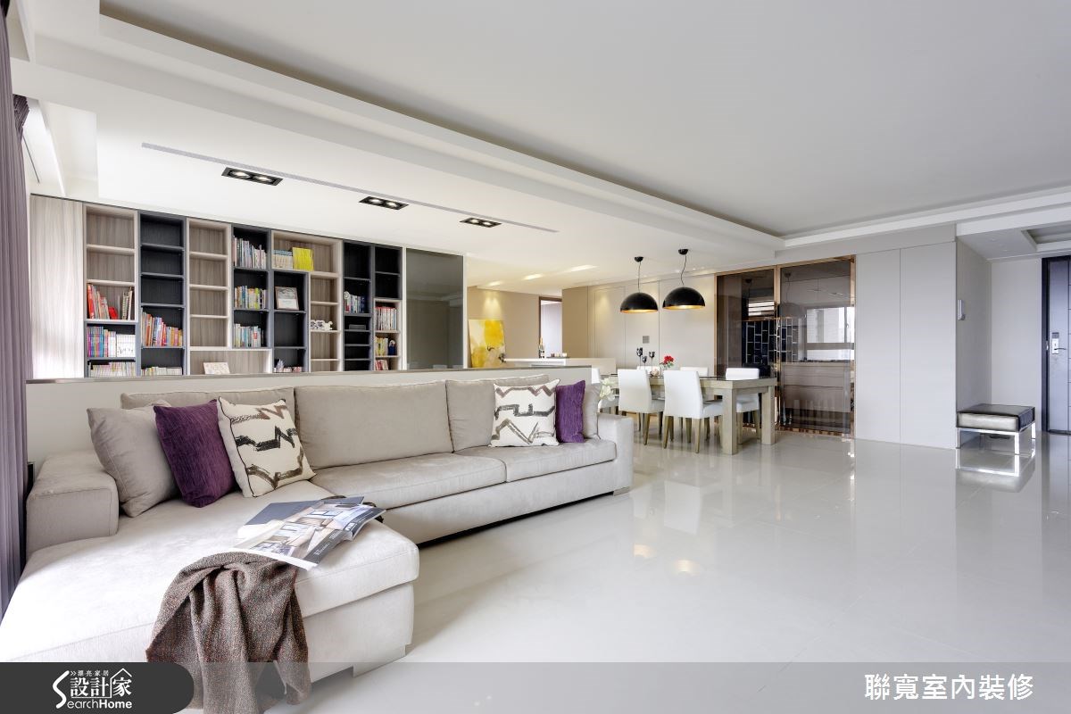 50坪新成屋(5年以下)＿現代風客廳案例圖片＿聯寬室內裝修有限公司＿聯寬_06之3