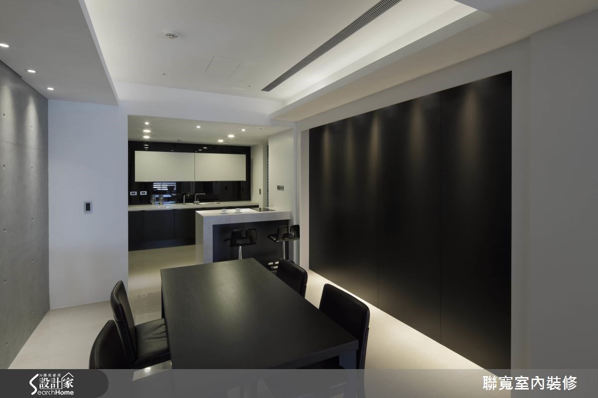70坪新成屋(5年以下)＿現代風餐廳廚房吧檯案例圖片＿聯寬室內裝修有限公司＿聯寬_16之15