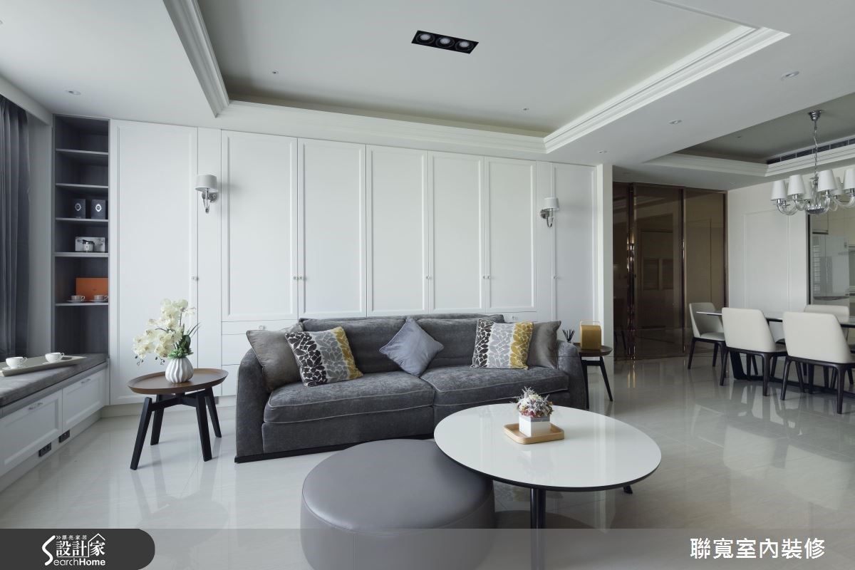50坪新成屋(5年以下)＿美式風客廳案例圖片＿聯寬室內裝修有限公司＿聯寬_17之4