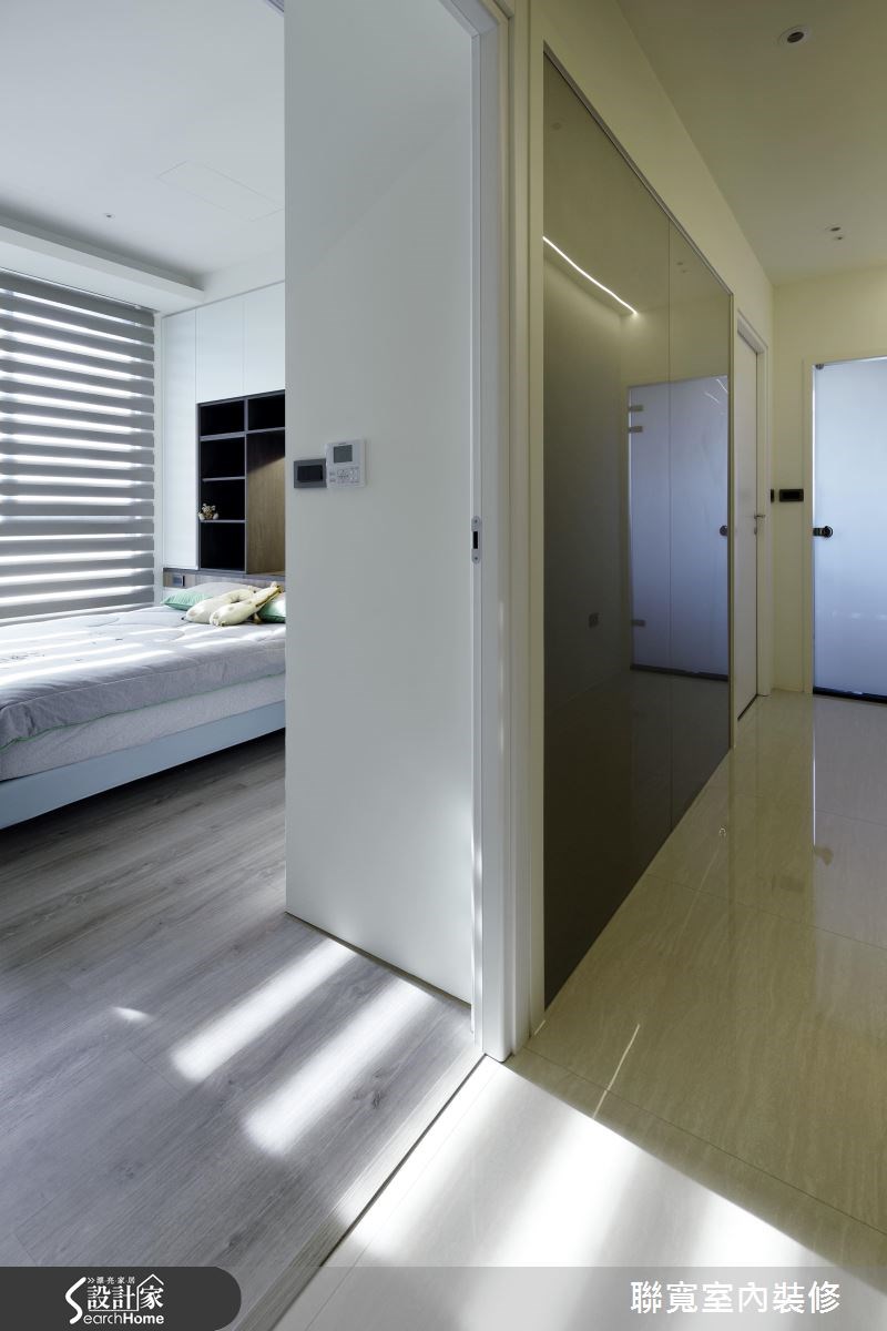 50坪新成屋(5年以下)＿美式風臥室走廊案例圖片＿聯寬室內裝修有限公司＿聯寬_17之17