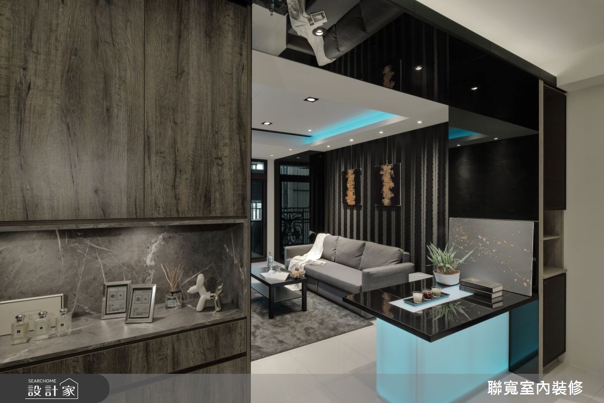 14坪預售屋＿現代風客廳案例圖片＿聯寬室內裝修有限公司＿聯寬_25之3189